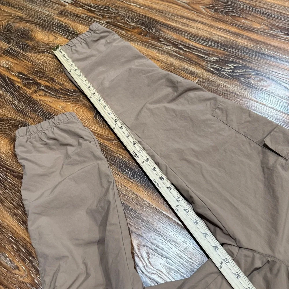 Jordan L Boys or Girls Cargo Pants Kids Brown Jumpman Logo Elastic Waist Lined